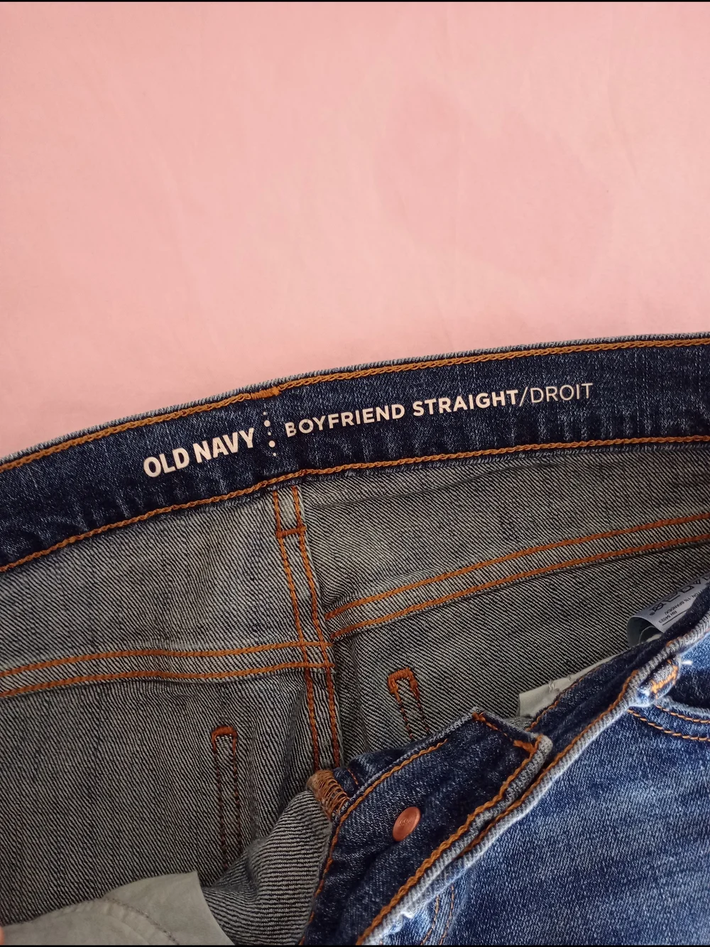Old navy boyfriend straight/droit jeans size 4